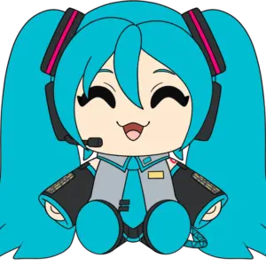 Hatsune Miku Plush (9in)