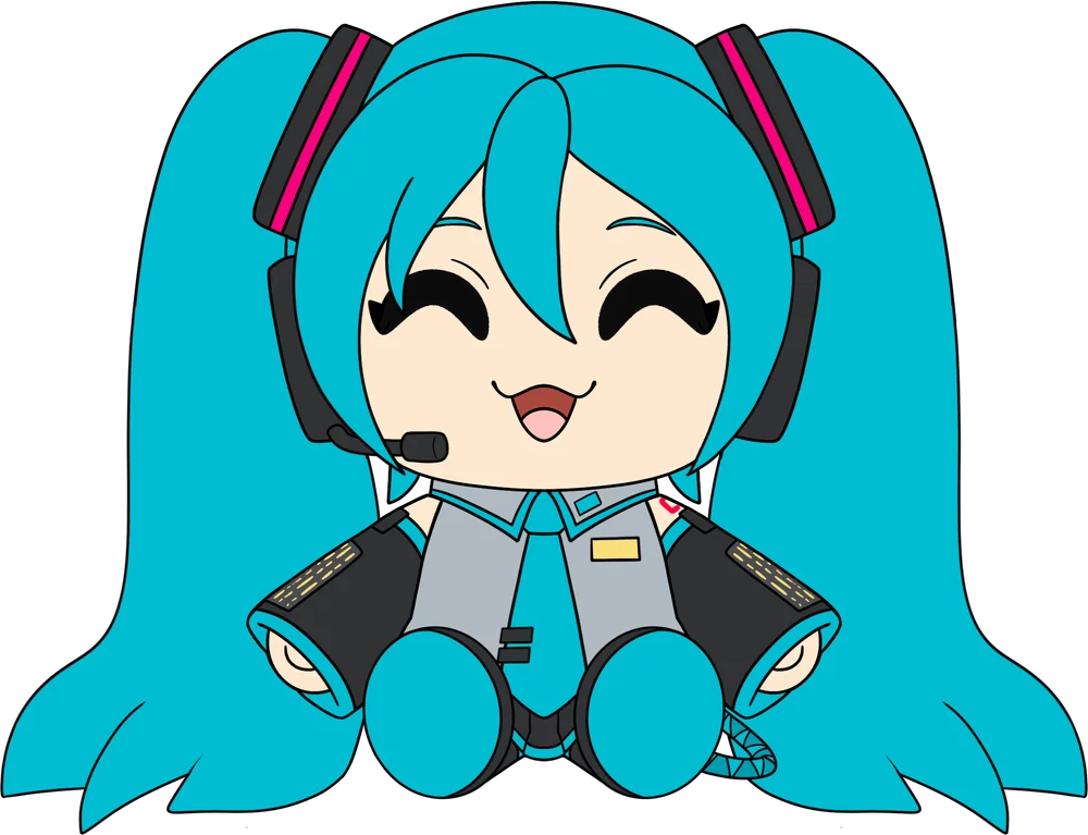 Hatsune Miku Plush (9in)
