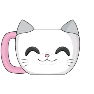 White Cat Mug