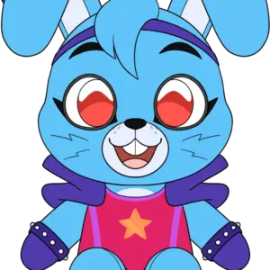Ruined Glamrock Bonnie Plush (9in)