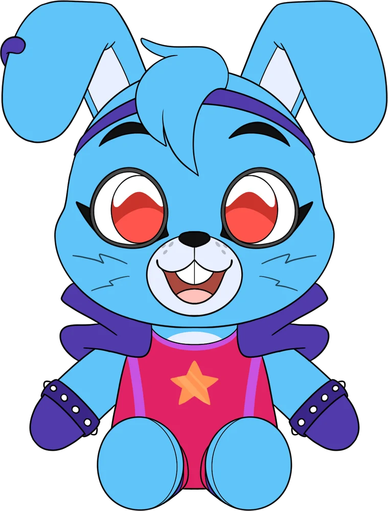 Ruined Glamrock Bonnie Plush (9in)