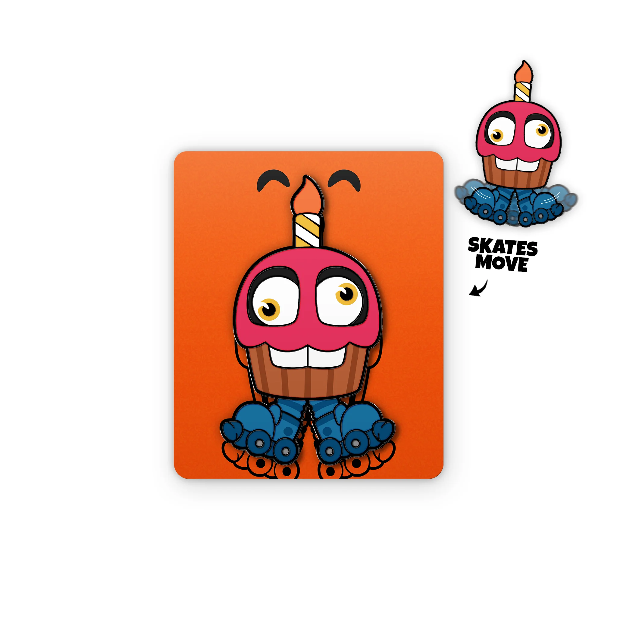 Party Mr Cupcake Bobble Pin - Image 3