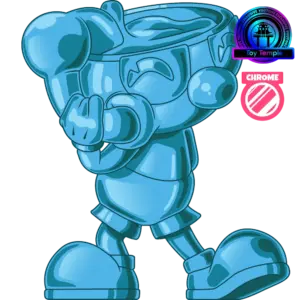 Blue Chrome Mugman