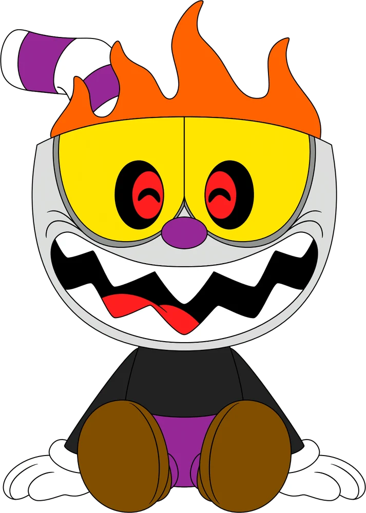 Evil Cuphead Plush (9in)