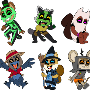 Popgoes Halloween Pin Set