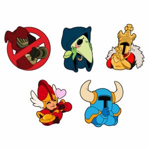 Shovel Knight Pin Set