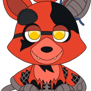 Withered Foxy Plush (9in)