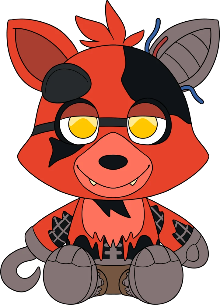 Withered Foxy Plush (9in)