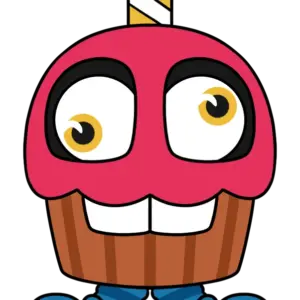 Party Mr Cupcake Bobble Pin