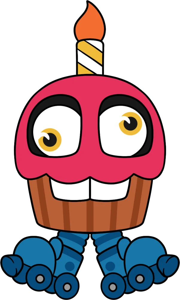Party Mr Cupcake Bobble Pin