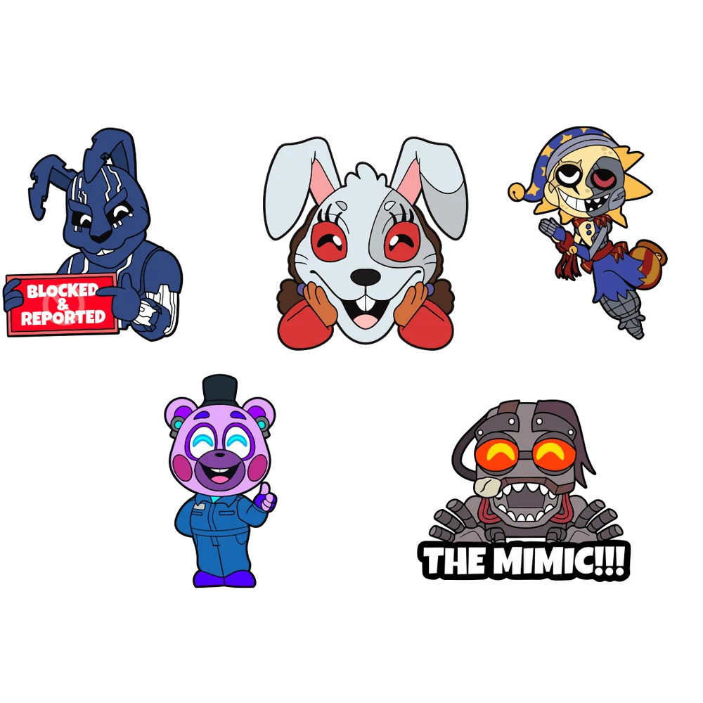 FNAF Ruin Pin Set