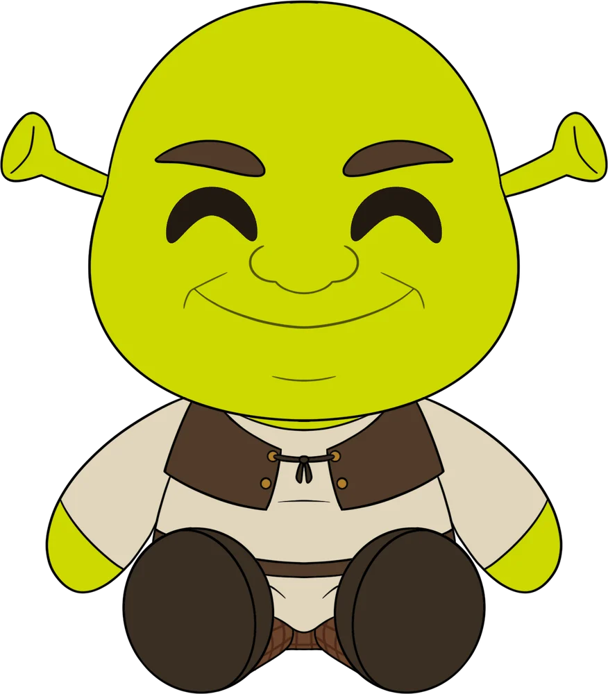 Shrek Sit Plush (9in)