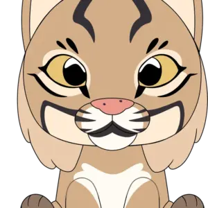 Meemie the Bobcat Plush (9in)