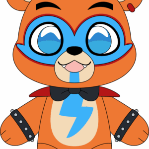 Chibi Glamrock Freddy Plush (9in)