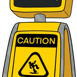 Wet Floor Sign Pin