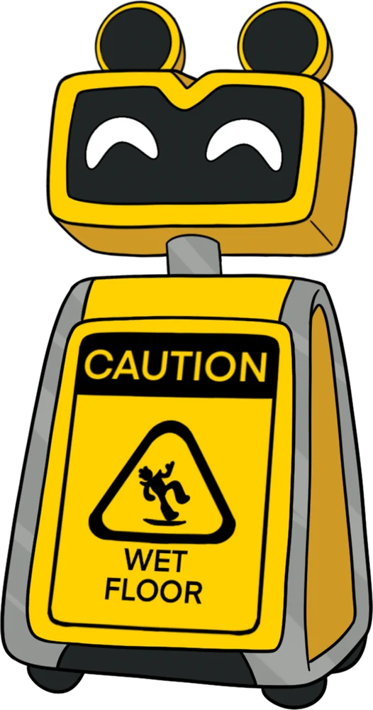Wet Floor Sign Pin