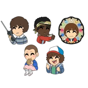 Stranger Things Pin Set