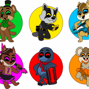 Popgoes Pin Set