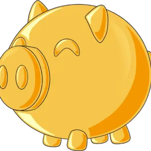Piggy Bank Plush (9in)
