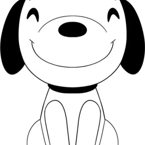 Snoopy Sit Plush (9in)