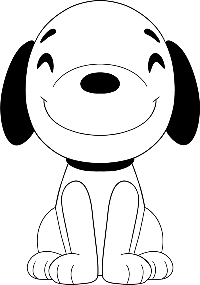 Snoopy Sit Plush (9in)