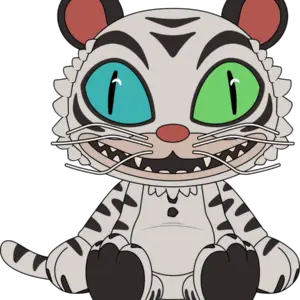 White Tiger Plush (9in)